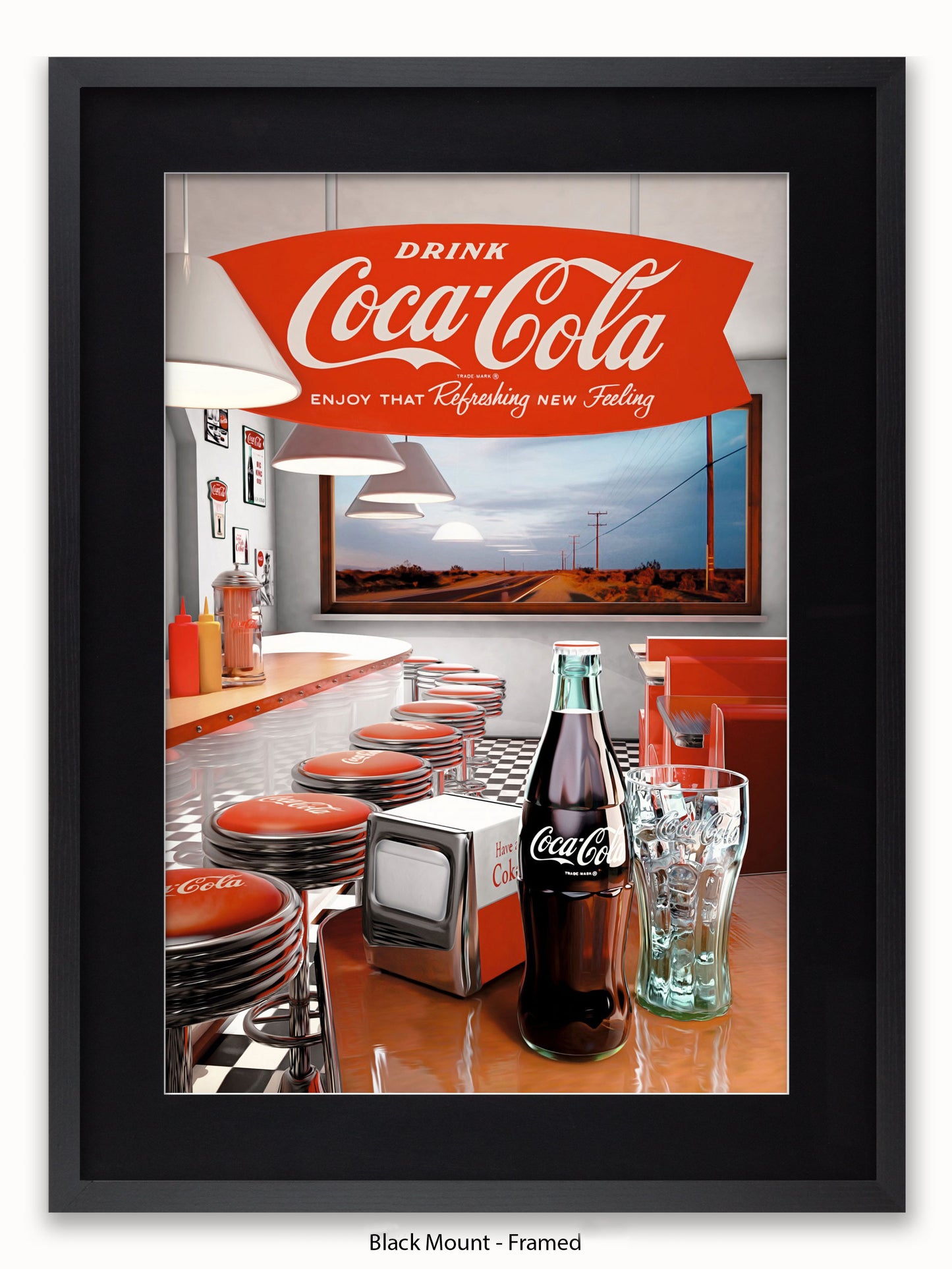 Coca Cola Diner Poster