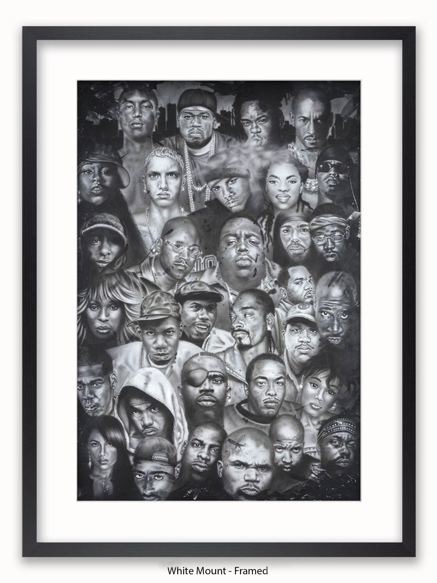 Hip Hop Collage Poster