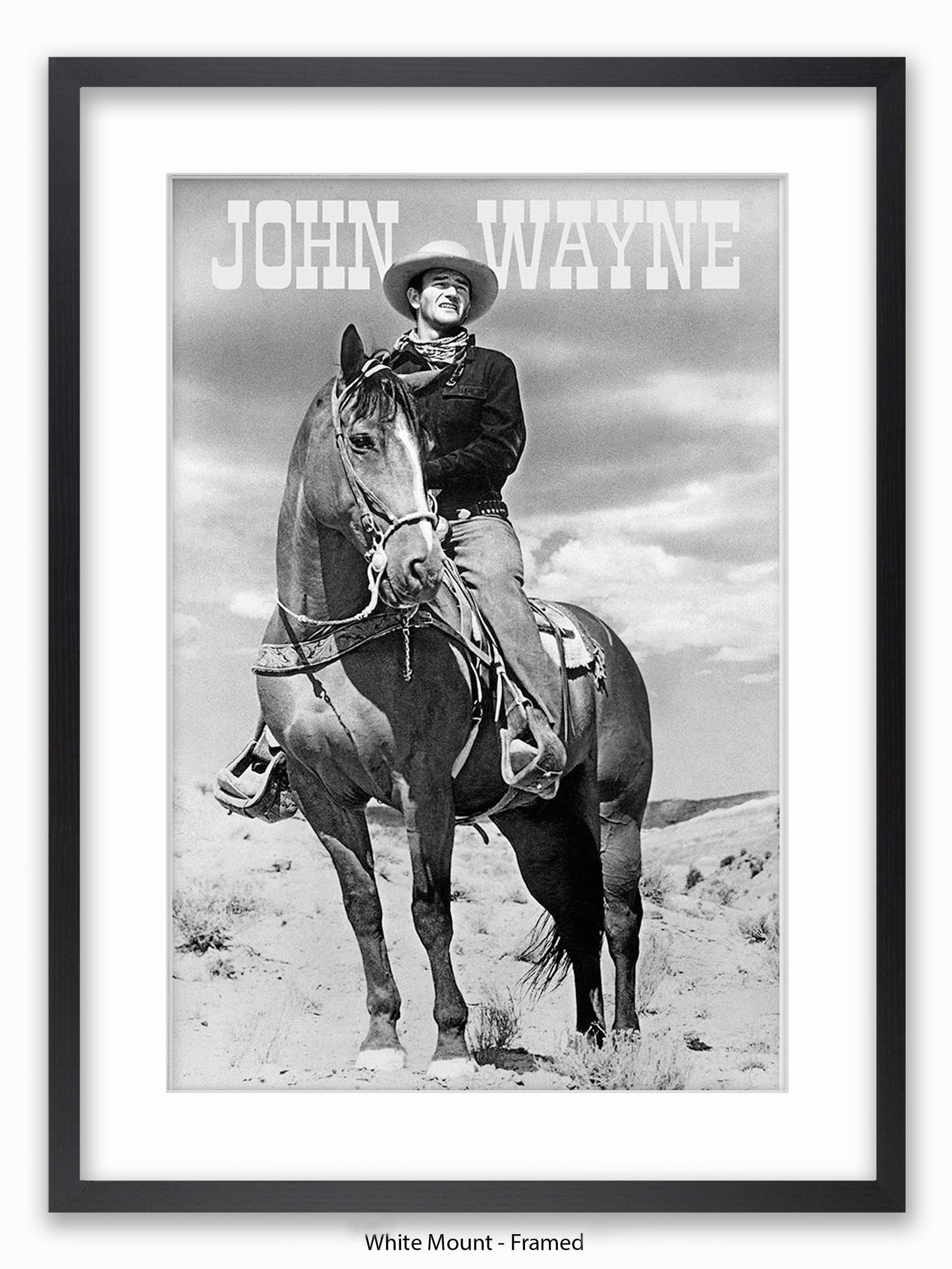 John Wayne Cowboy American Hero Poster