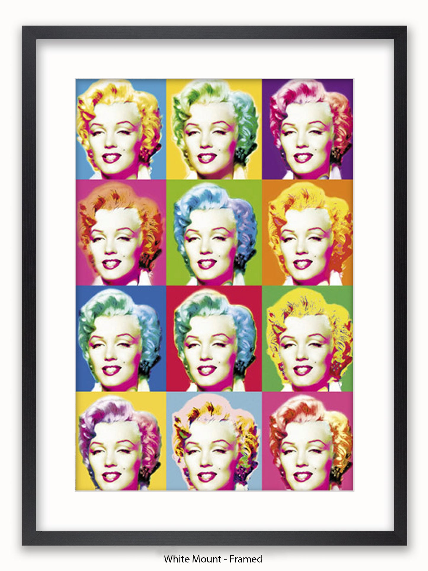 Marilyn Monroe Visions Pop Art Poster