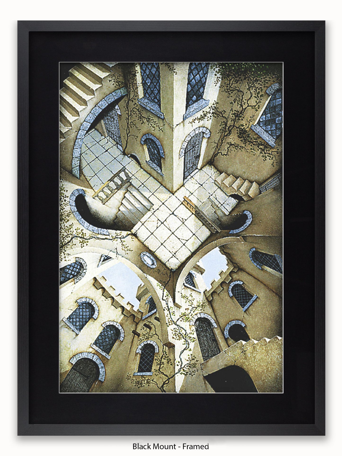 Irvine Peacock The Courtyard Poster