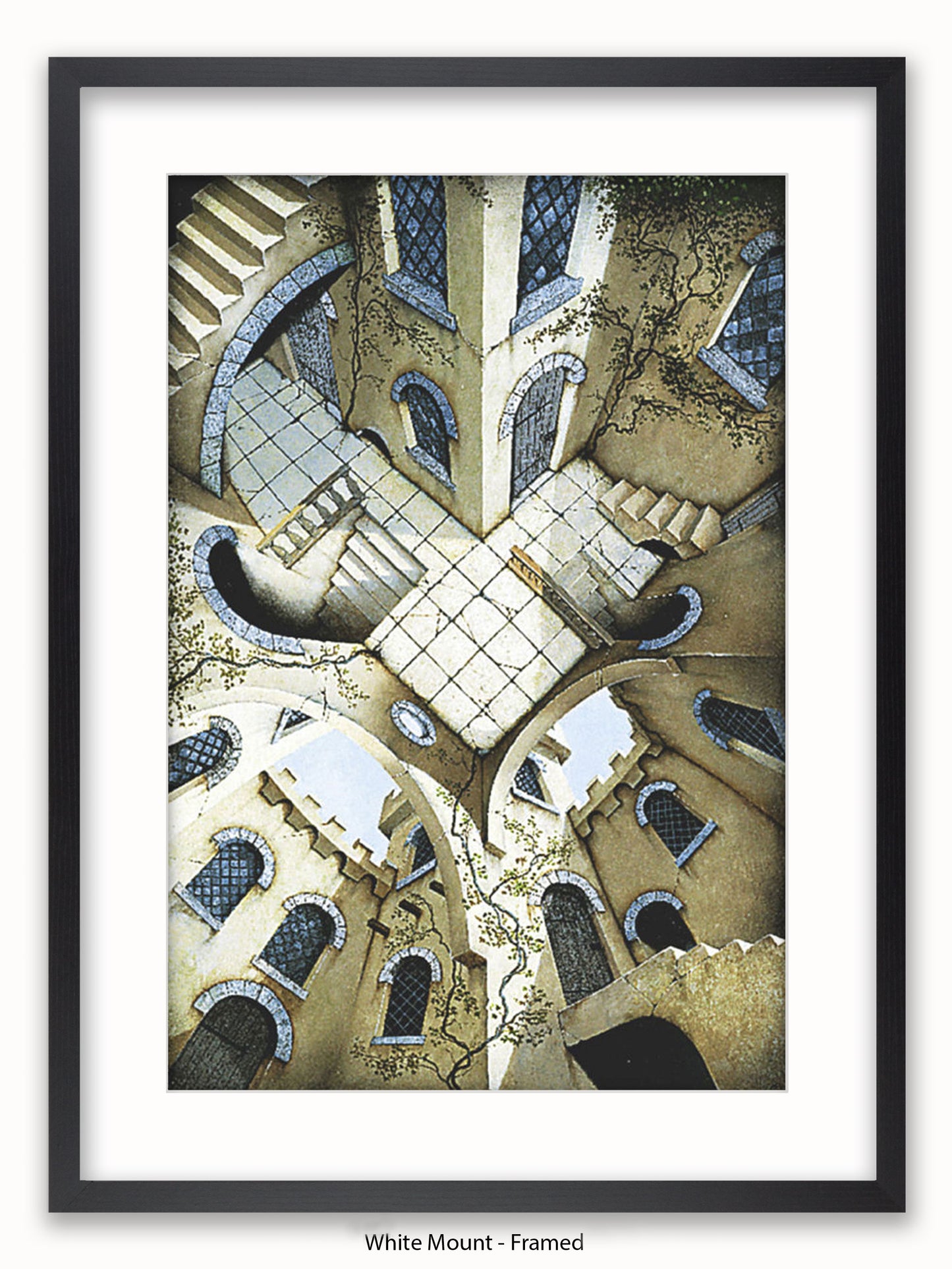 Irvine Peacock The Courtyard Poster