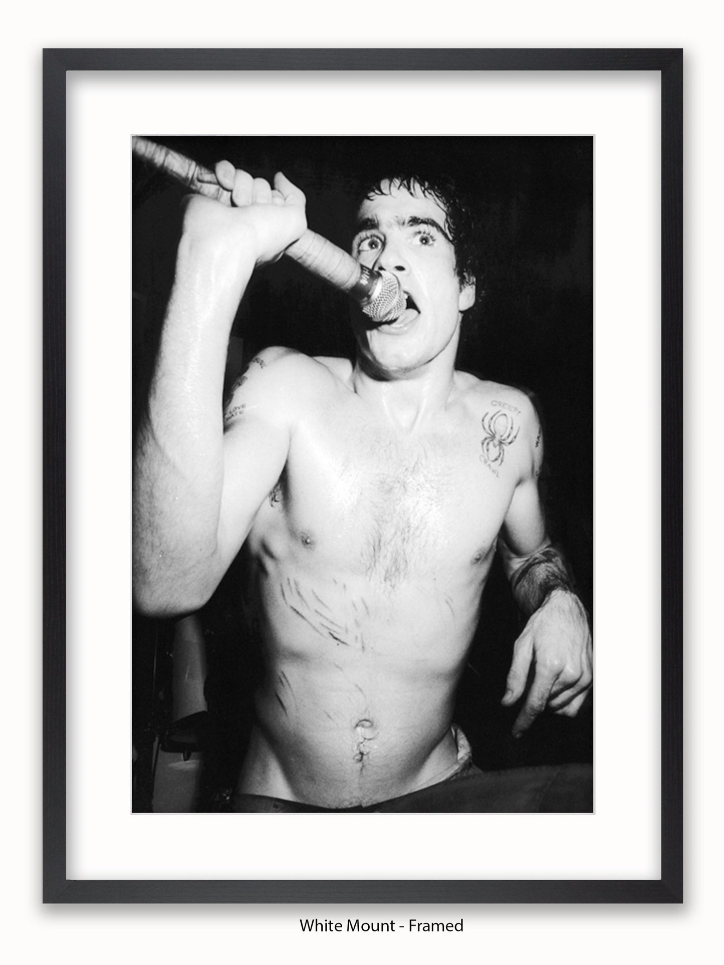 Henry Rollins - Mic - 1983 - Poster