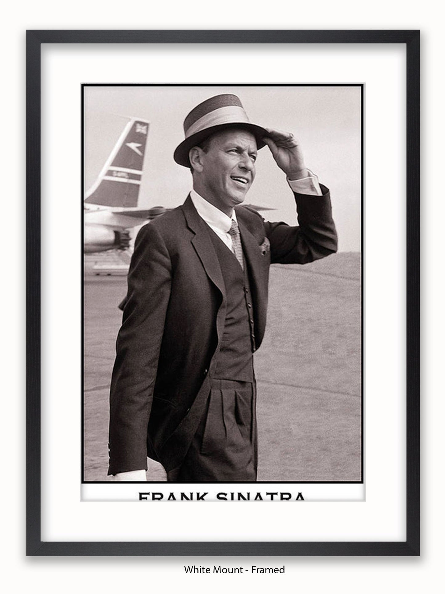 Frank Sinatra - London Airport 1961 Poster