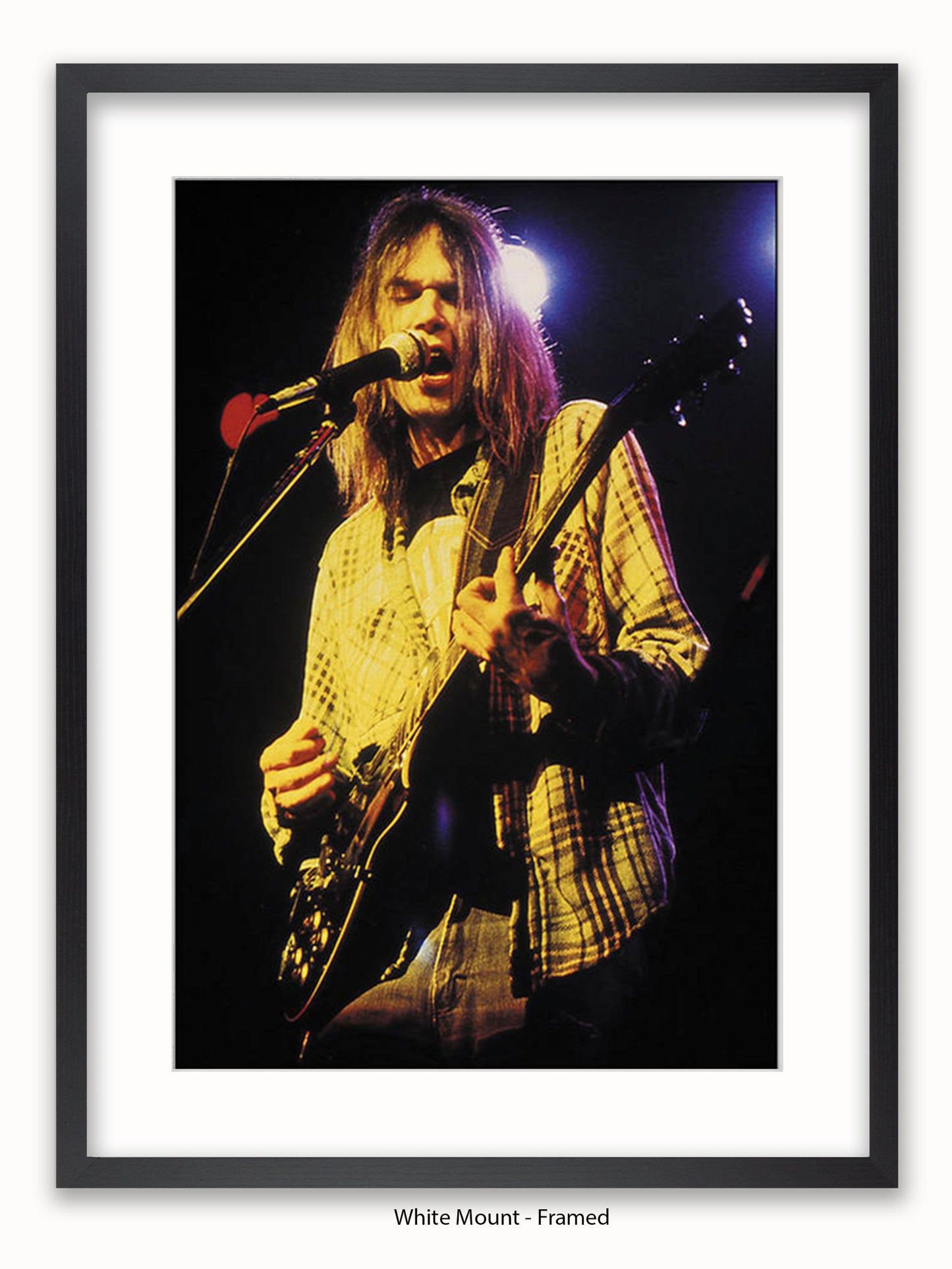 Neil Young Colour - Hammersmith Odeon - London - 1976 - Poster