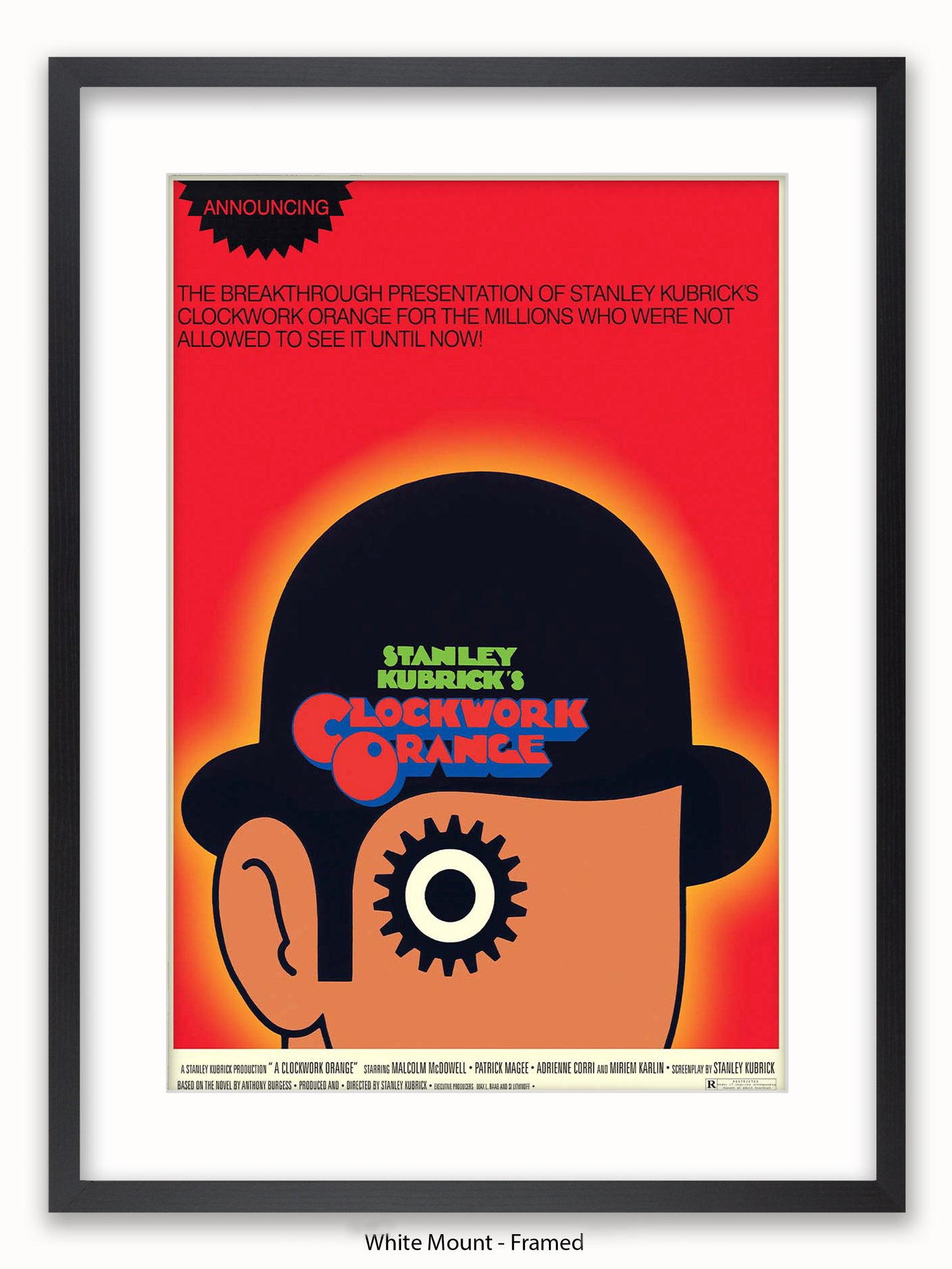A Clockwork Orange – Red Art Poster