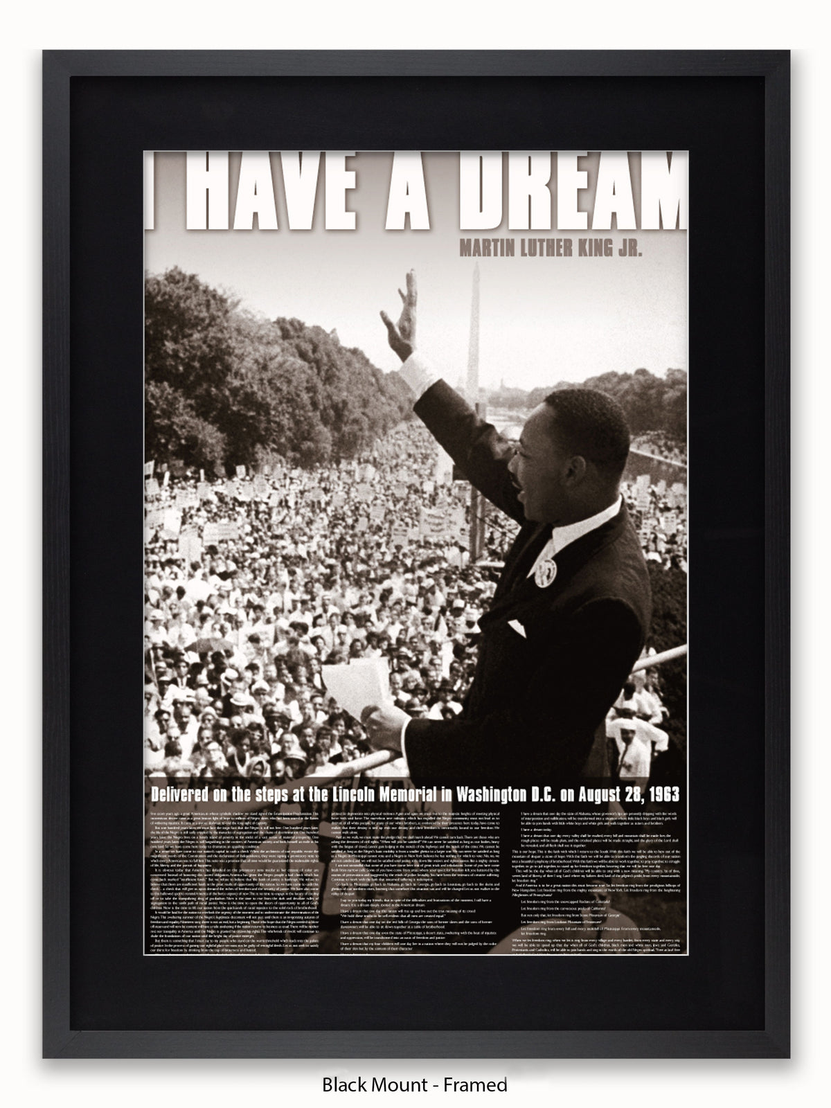 Martin Luther King I Have A Dream Poster
