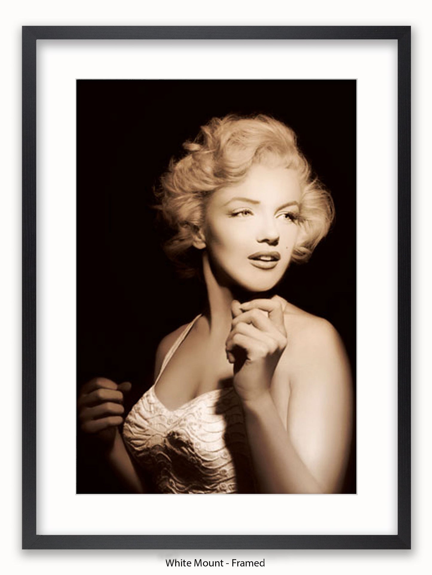 Marilyn Monroe Glow Spotlight Poster