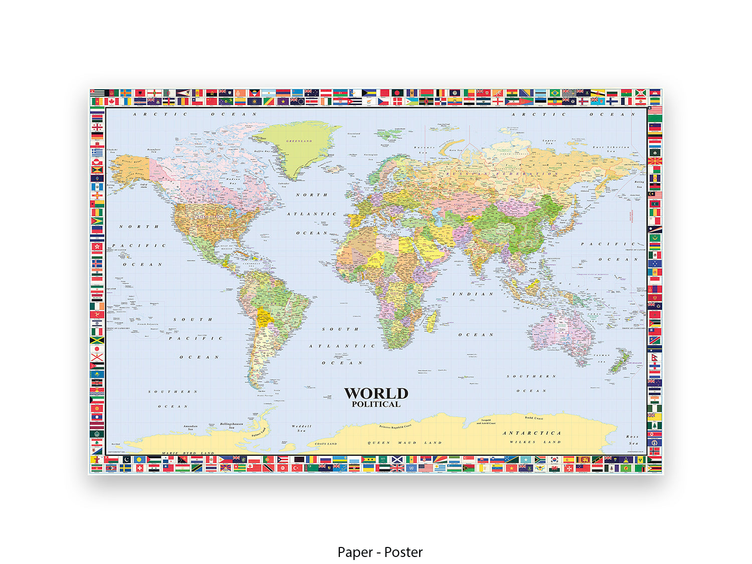 Poster Paper Map Map Posters – www.onawallnearyou.com