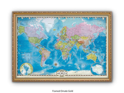 The World Political Map Poster