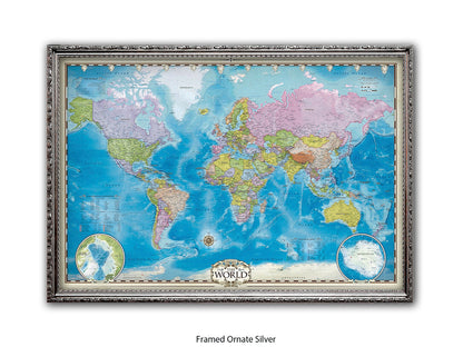 The World Political Map Poster