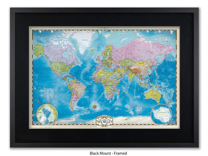 The World Political Map Poster