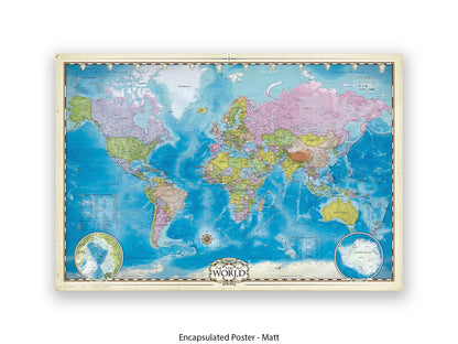The World Political Map Poster