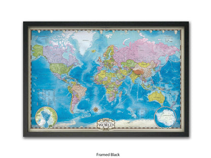 The World Political Map Poster