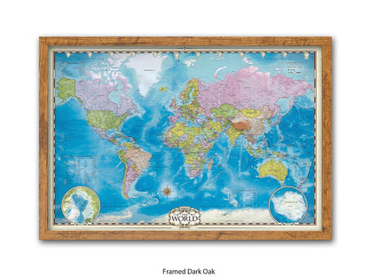 The World Political Map Poster