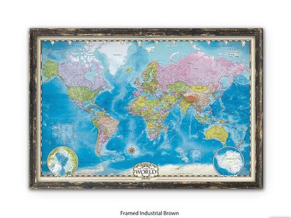 The World Political Map Poster