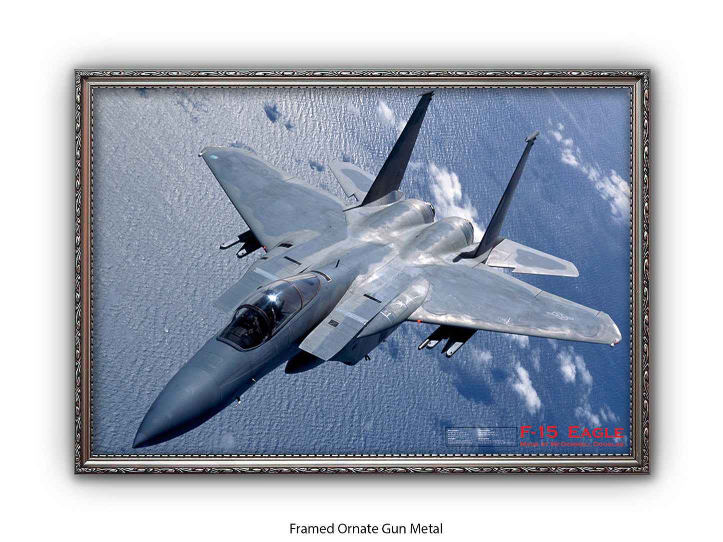 Fighter Plane Eagle F15 Poster