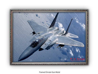 Fighter Plane Eagle F15 Poster
