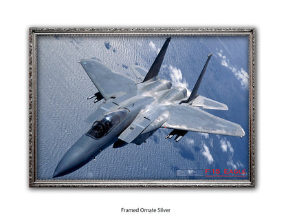 Fighter Plane Eagle F15 Poster