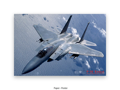 Fighter Plane Eagle F15 Poster