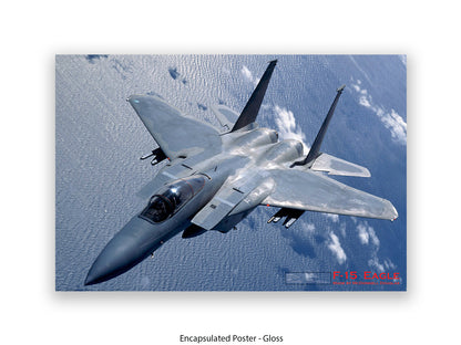 Fighter Plane Eagle F15 Poster
