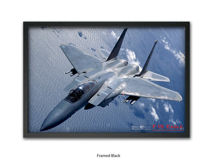 Fighter Plane Eagle F15 Poster