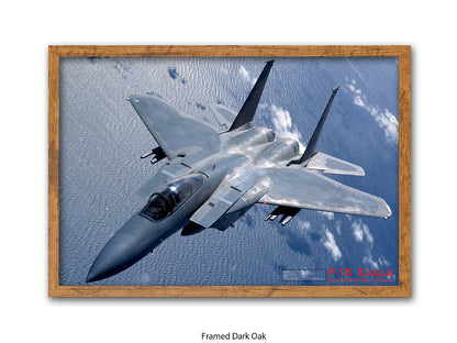 Fighter Plane Eagle F15 Poster