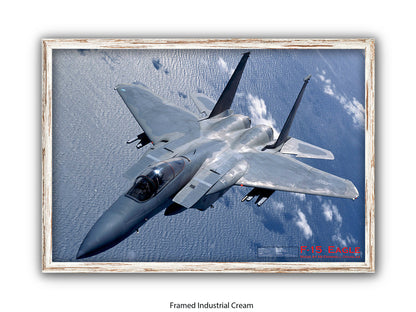 Fighter Plane Eagle F15 Poster