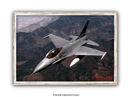Fighter Plane Falcon F16 Poster