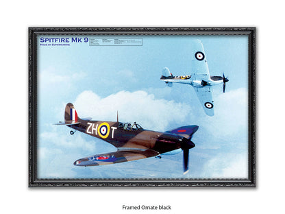Spitfire Mk 9 Poster