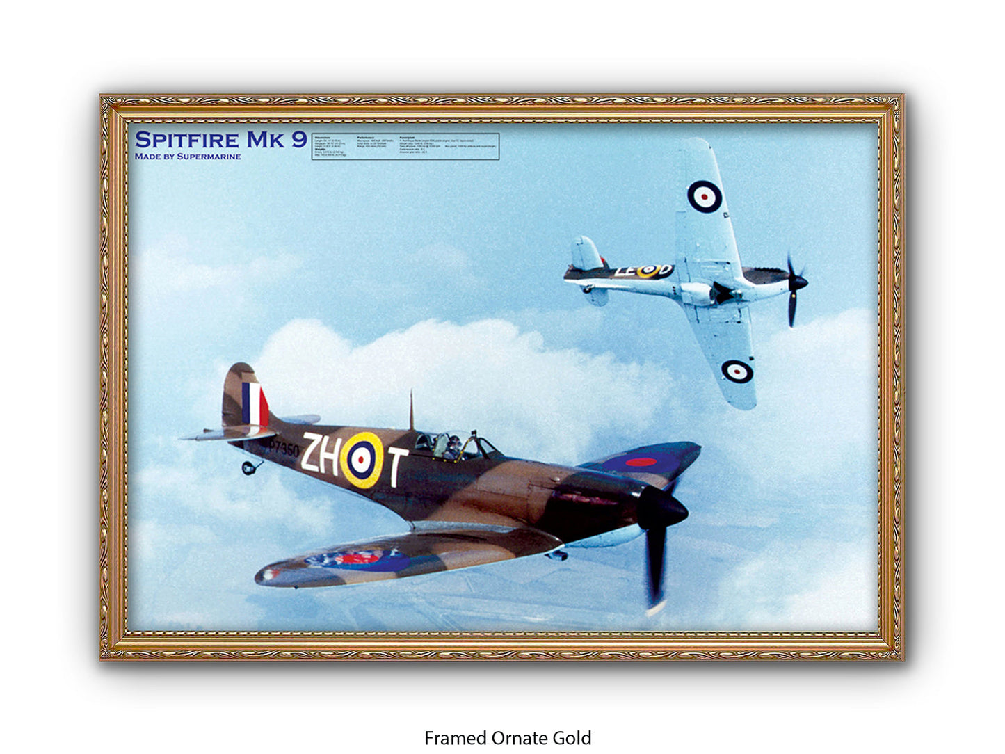Spitfire Mk 9 Poster