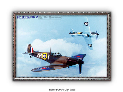 Spitfire Mk 9 Poster