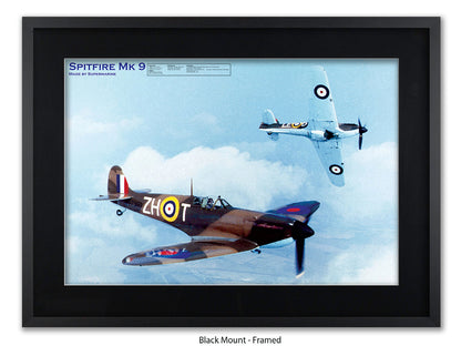 Spitfire Mk 9 Poster