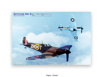 Spitfire Mk 9 Poster