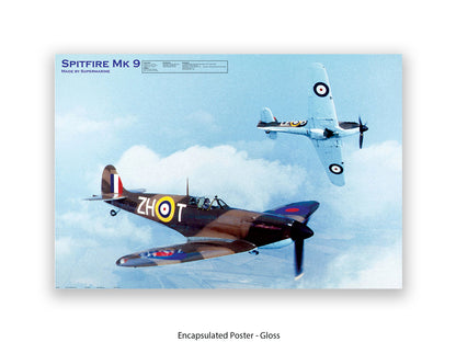 Spitfire Mk 9 Poster