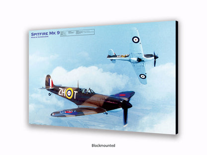 Spitfire Mk 9 Poster