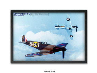 Spitfire Mk 9 Poster