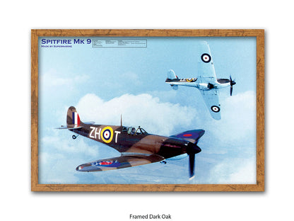 Spitfire Mk 9 Poster