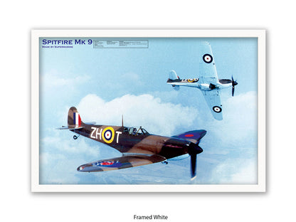 Spitfire Mk 9 Poster