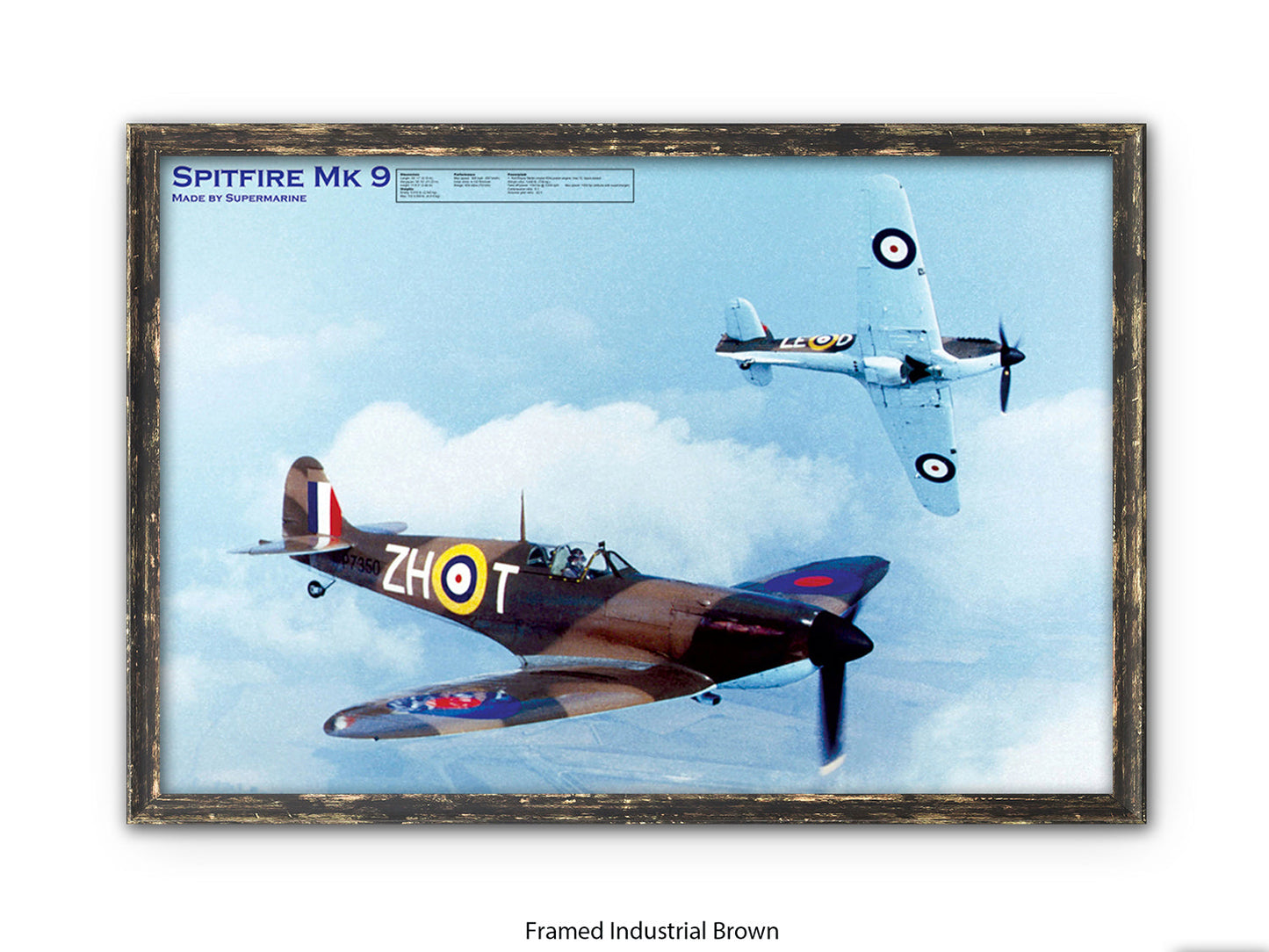 Spitfire Mk 9 Poster