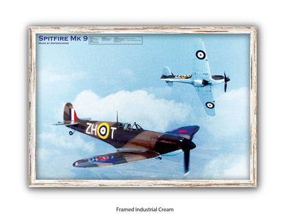 Spitfire Mk 9 Poster