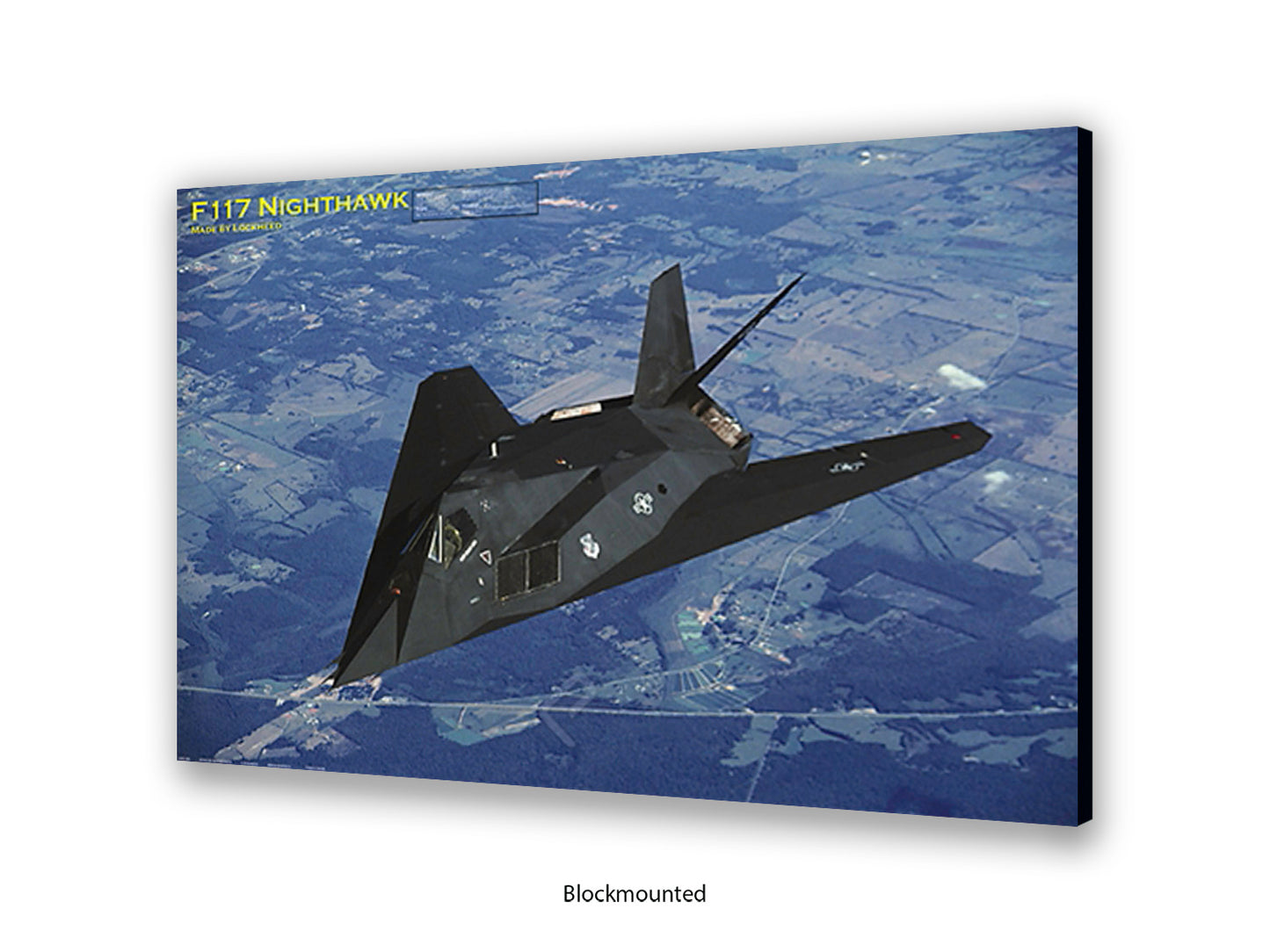 F-117 Nighthawk Stealth Aviation Poster