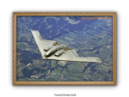 B2 Bomber Spirit Military Poster