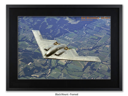 B2 Bomber Spirit Military Poster