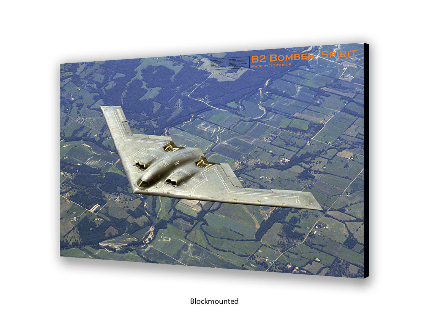 B2 Bomber Spirit Military Poster