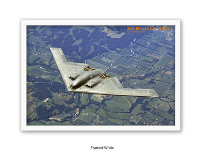 B2 Bomber Spirit Military Poster