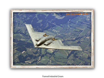B2 Bomber Spirit Military Poster