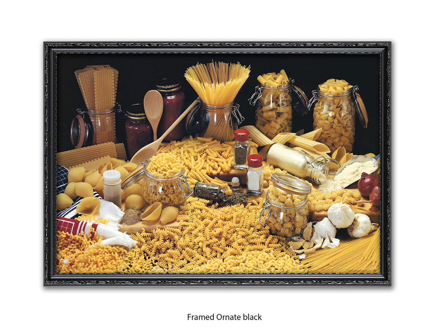 Pasta Collection Italian Food Poster