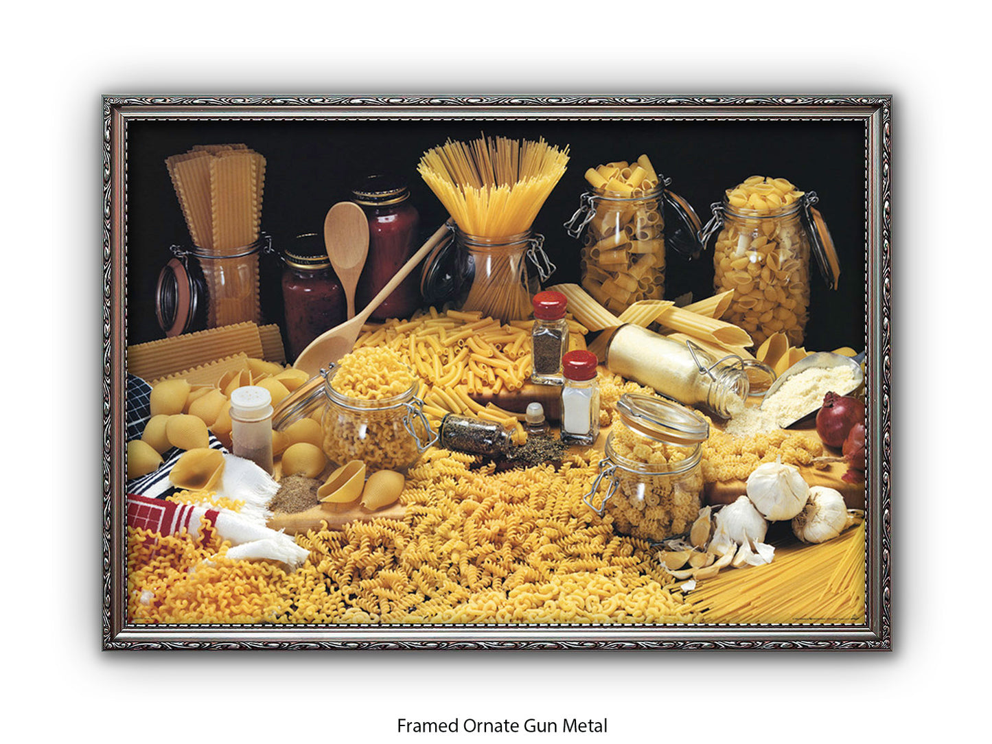 Pasta Collection Italian Food Poster