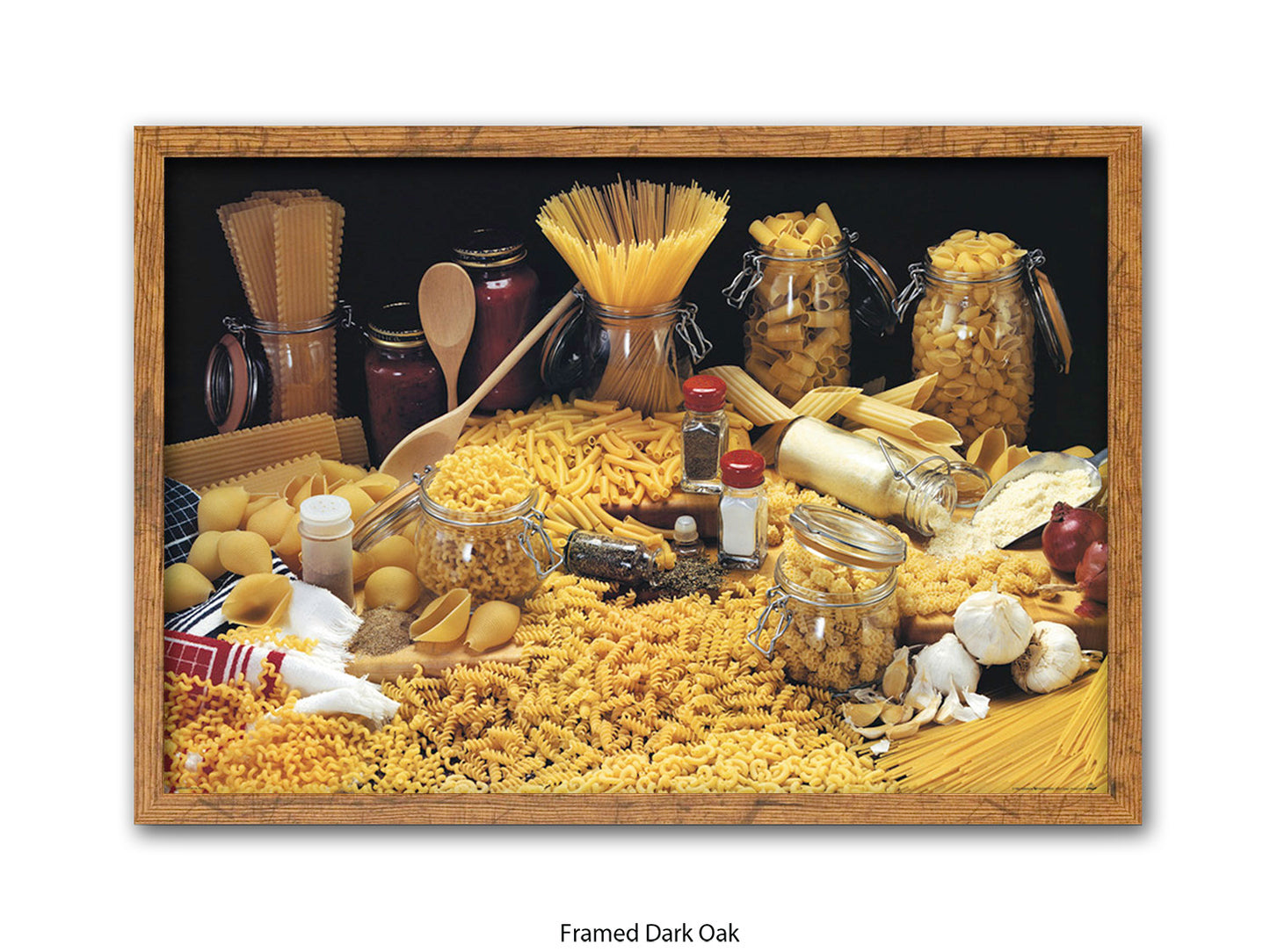 Pasta Collection Italian Food Poster